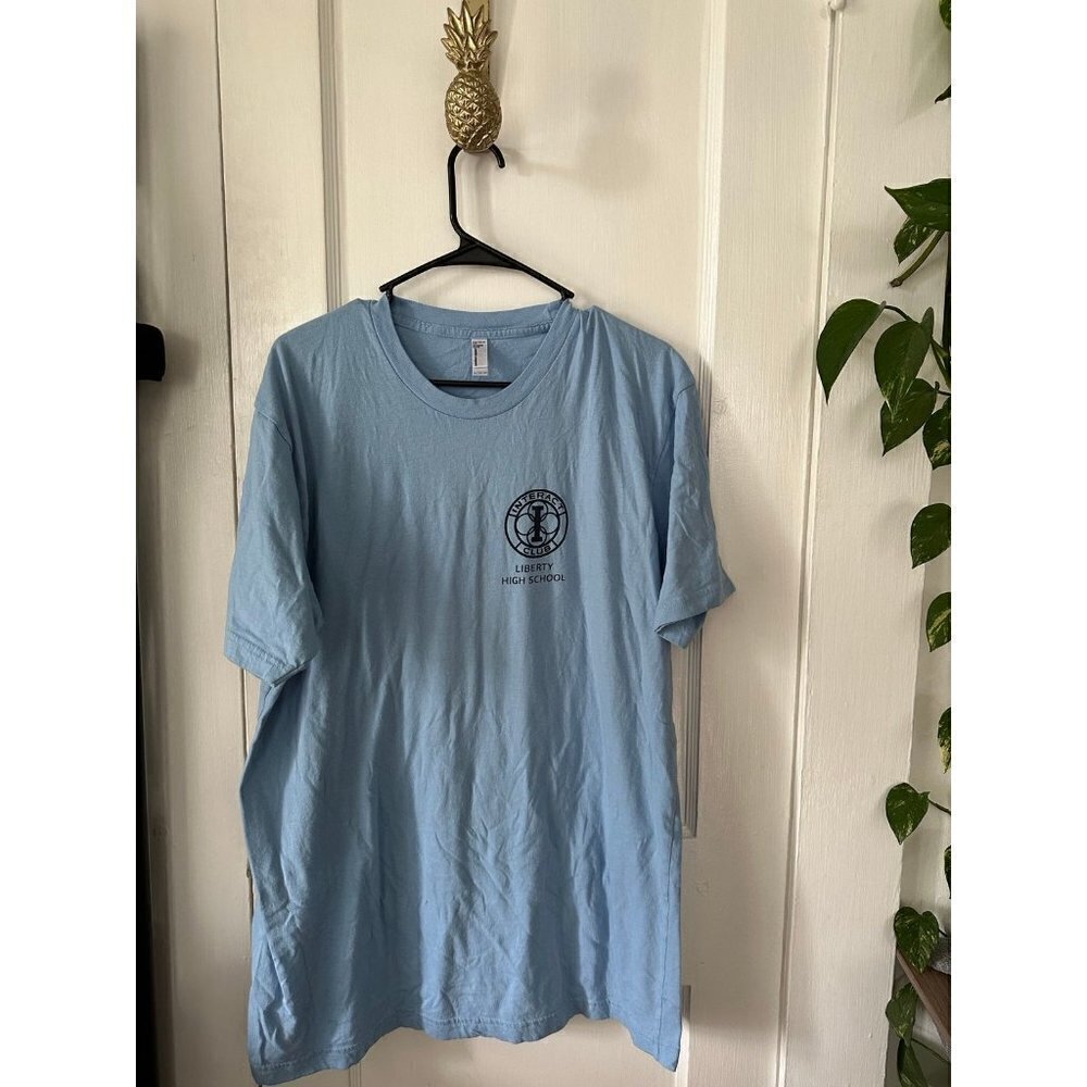 American Apparel Size x-Large Liberty Interact t shirt